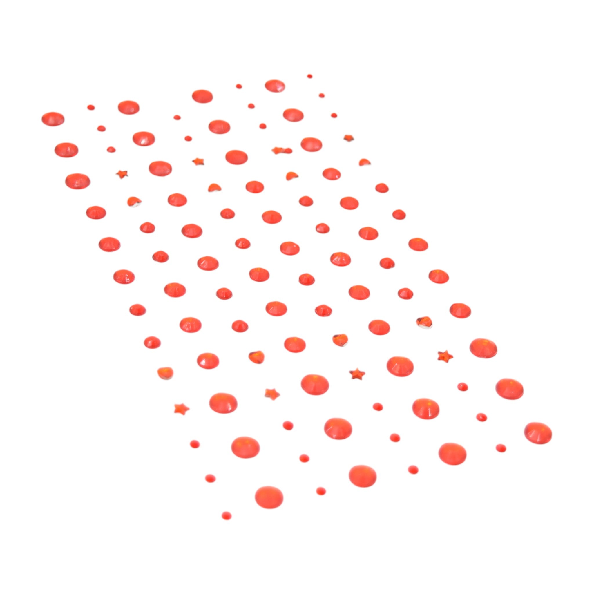 Red Gems - Mixed Shapes